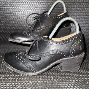 Frye Black Heeled Boots